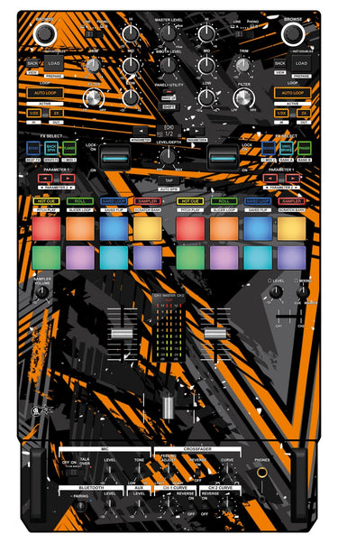 Pioneer DJ DJM S7 Skin Ridge Orange